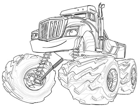 Blaze and the monster machines is such a fun show for kids. Blaze coloring pages | Coloring pages to download and print