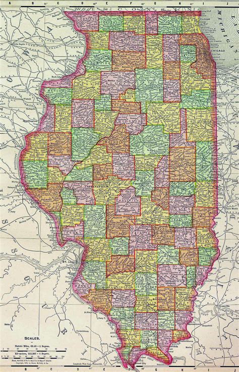 Printable Map Of Illinois Printable Word Searches