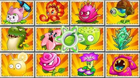 All Premium Plants In Plants Vs Zombies 2 Power Up Chinese Version