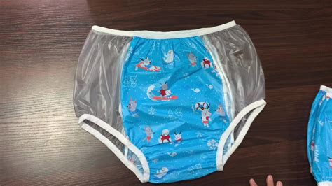 High Quality Abdl Adult Pvc Dion Pattern Plastic Pants For Cloth Diaper