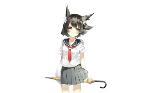 2884540 1920x1080 Anime Anime Girls Cat Girl School Uniform Animal