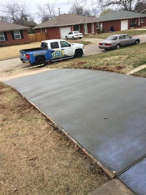 Concrete Driveway Eisel Roofing And Construction 405 216 5125