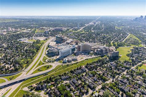 Aerial Photo Foothills Medical Centre Calgary