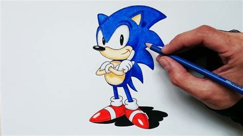 Como Dibujar A Sonic Paso A Paso Sonic How To Draw Sonic Sonic Images