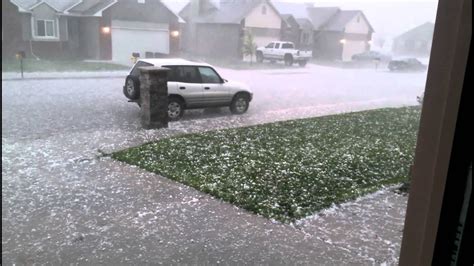 Hail Storm In Billings Montana 5182014 Youtube