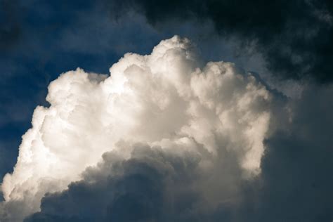 Towering White Cumulus Cloud Free Stock Photo Public Domain Pictures