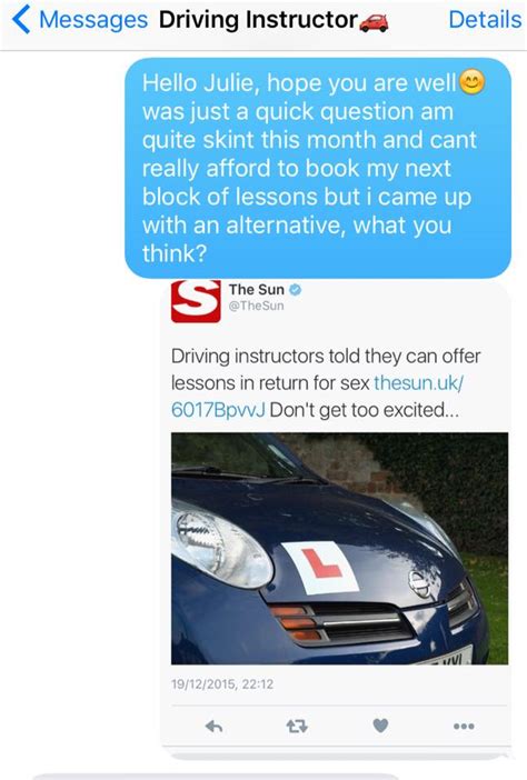 Guy Offers Older Female Instructor Sex For Driving Lessons Backfires