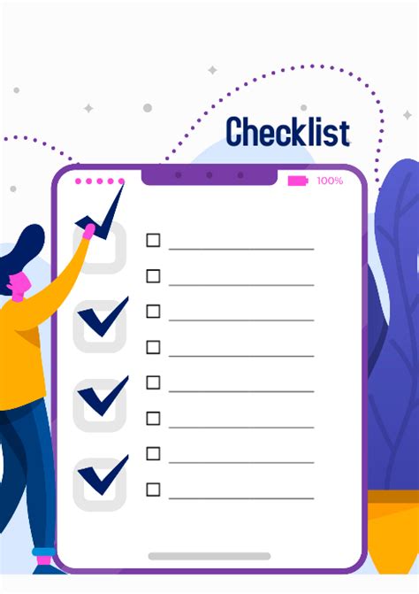 Checklist Design Template Pulp