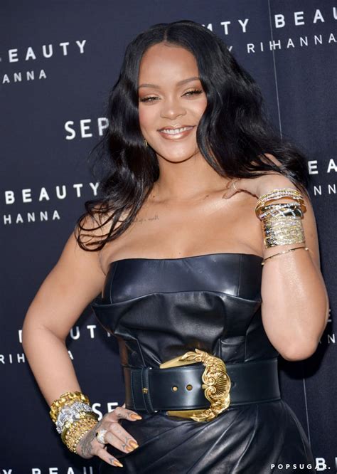 Rihanna At Fenty Beauty Event In Italy April 2018 Popsugar Celebrity