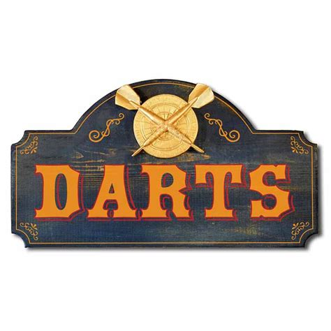 Darts Vintage Game Room Plaque Northwest Ts