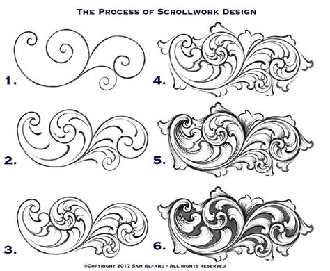 How Scrollwork Is Created 【 Thanks For Following 】 Engraver