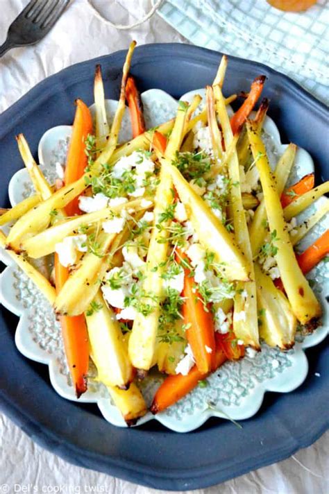 Put them in a pot and cover with cold water. Roasted Root Vegetables with Feta & Honey — Del's cooking ...