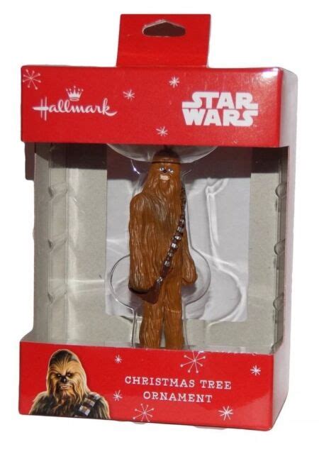 Chewbacca Star Wars Hallmark Christmas Ornament New In Box Ebay