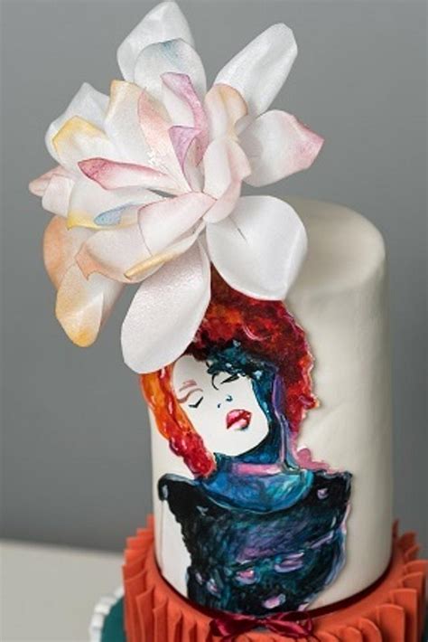 Hand Painted Portrait Cake By Moli Cakes Cakesdecor