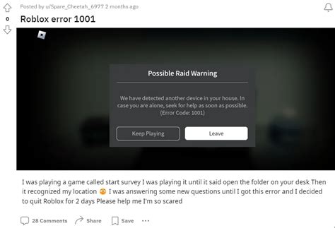 Error Code 1001 In Roblox Everything You Need To Know