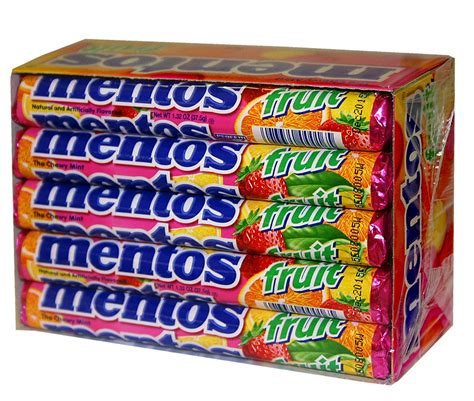 Mentos Roll Mix Fruit 15ct Cwa Sales