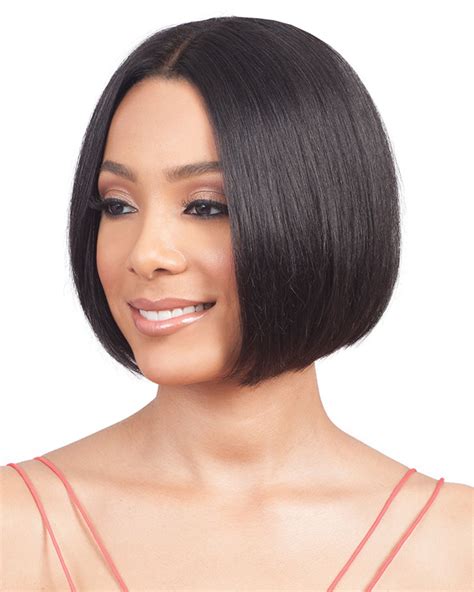 Ema Short Lace Front Human Hair Wig By Bobbi Boss Best Wig Outlet