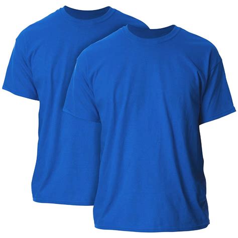 72 wholesale mens cotton crew neck short sleeve t shirts solid blue x large at