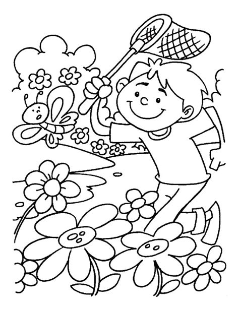 Printable Coloring Pages For Spring