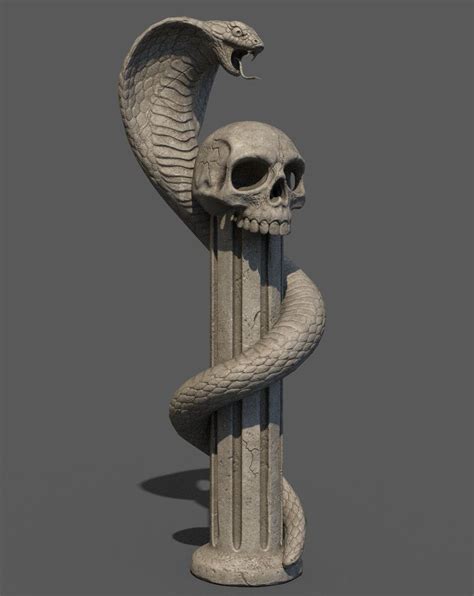 Snakepillar Statue By Nauman Khanjust Got An Idea In My Head And I