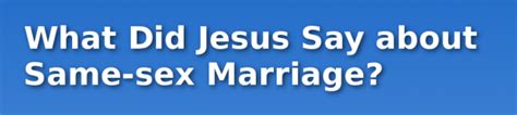 two bible verses that the opposition to same sex marriage must learn seeing god s breath