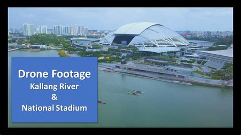 Drone Aerial View At Kallang River Youtube