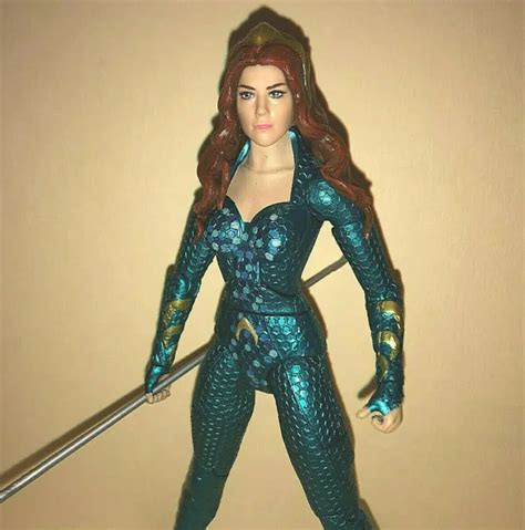 Amber Heard Mera Aquaman Movie Dceu Figure Dc Multiverse 6in Justice