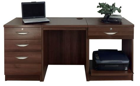 Home Office 4 Drawer Desk With Printer Unit David Phipp Furniture Store