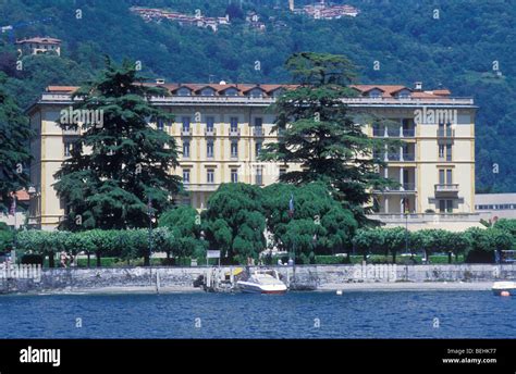 Grand Hotel Victoria In Menaggio Lake Como Lombardy Italy Stock
