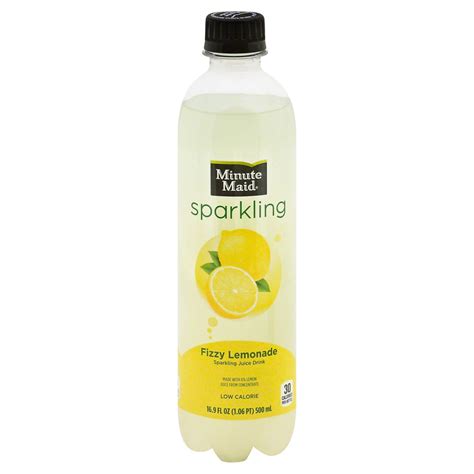 Minute Maid Sparkling Fizzy Lemonade Shop Juice At H E B