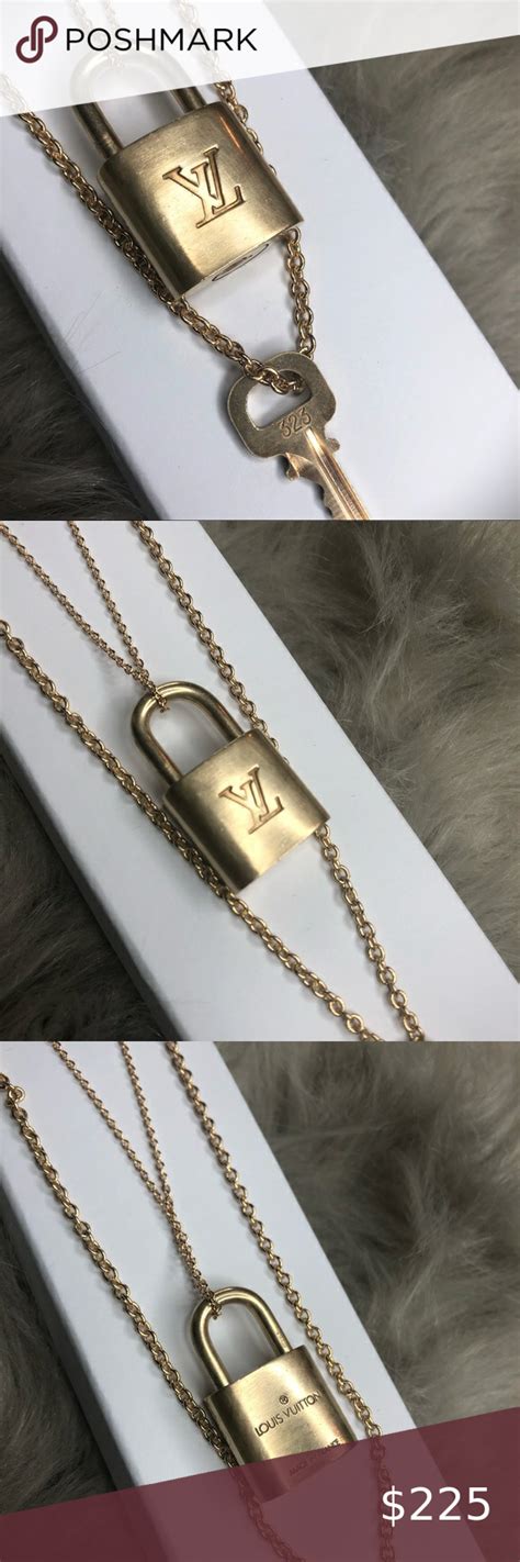 Louis Vuitton Lock Key Necklace 323 Lock Necklace Womens Jewelry