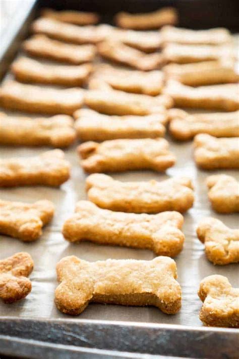 Can you say the same for the commercial dog treats you buy? Peanut Butter Homemade Dog Treats Recipe | The Happier Homemaker