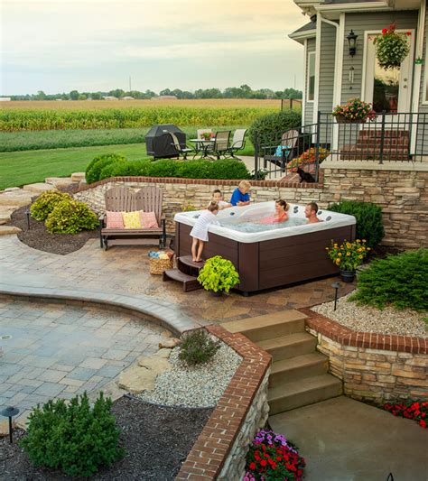I use my jacuzzi hot tub at least twice daily. Backyard Ideas for Hot Tubs and Swim Spas