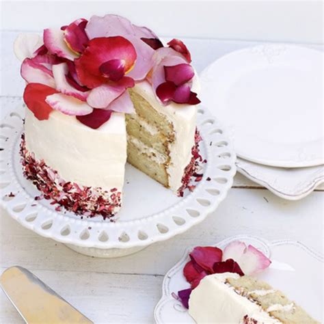 White Rose Cake Recipe Yummly Recipe In 2020 Rose Cake Recipe