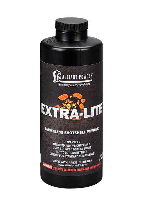 Alliant Extralite Smokeless Shotshell Powder 1lb Vanguard Reloading
