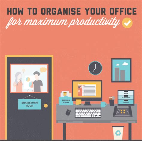 How To Organize Your Office For Maximum Productivity Infographic