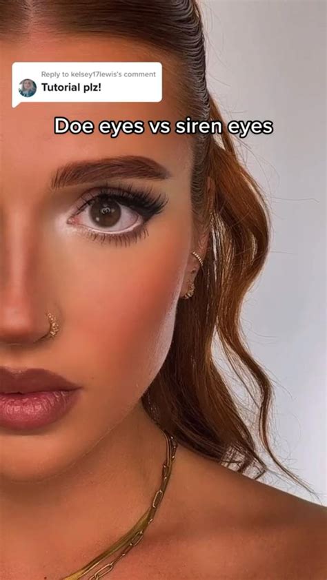 doe eyes vs siren eyes natural makeup eye makeup tutorial makeup