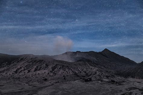 Mount Bromo With Stars Java Photograph By Joana Kruse Pixels