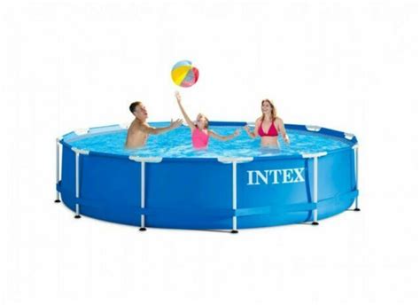 Intex 28211eh 12 X 30 Metal Frame Above Ground Pool With Filter Pump