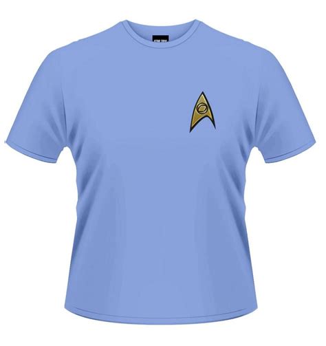 Star Trek Starfleet Uniform Sciences T Shirt Official Men Tv Science