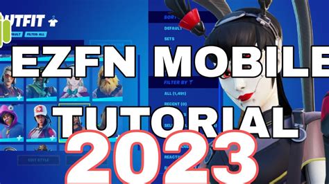 Ezfn Mobile Tutorial 2023 Chapter 4 Season 1 Youtube