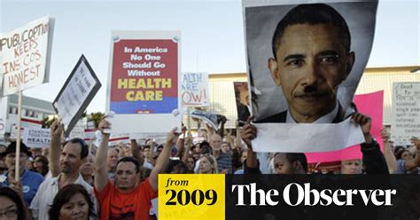 Fears For Barack Obama S Safety As Healthcare Debate Fuels Extremism Us Healthcare The Guardian