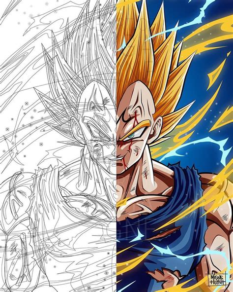 Maybe you would like to learn more about one of these? Migne - Art director, illustrator — 😈Majin vegeta🔥 Full vector with Adobe Illustrator...