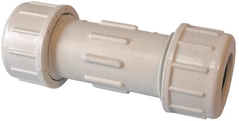 Pvc 1 12 Inch Compression Coupling 34 Pvc Fittings The Home