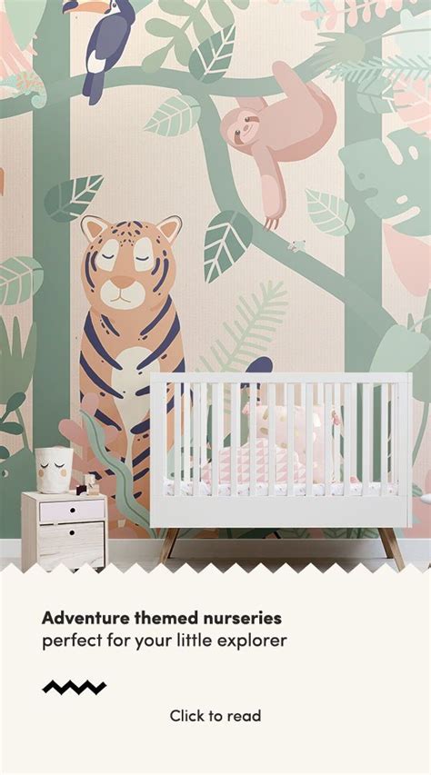 Consider choosing a woodland motif. 6 Wallpaper Ideas For An Adventure Themed Nursery | Murals ...