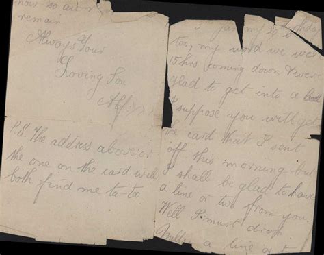 Letter 2 First World War Poetry Digital Archive