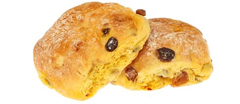 Cornish Saffron Buns Traditional Sweet Bread From Cornwall England