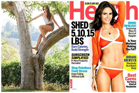Retro Bikini Jordana Brewster Graces The Cover Of Health Magazine