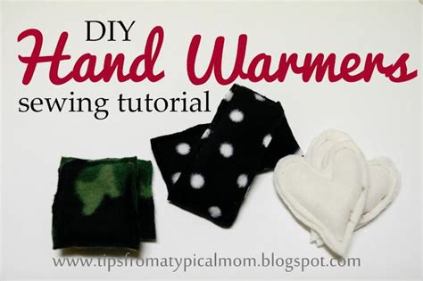 The Instructions To Make Hand Warmers For Sewing