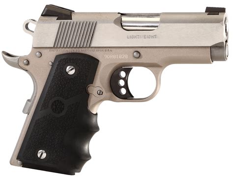 Colt O7000d Defender 45 Acp 3 71 Black Hogue Wraparound Grip Ss